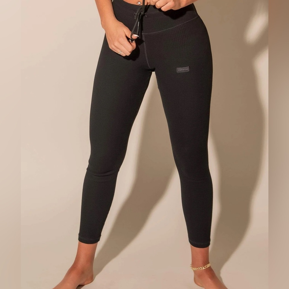 AGENT 84| DAYDREAMER LEGGING - Black Rib